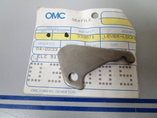 *NEW OEM* 0810 OMC Johnson Evinrude Lever 333871 0333871