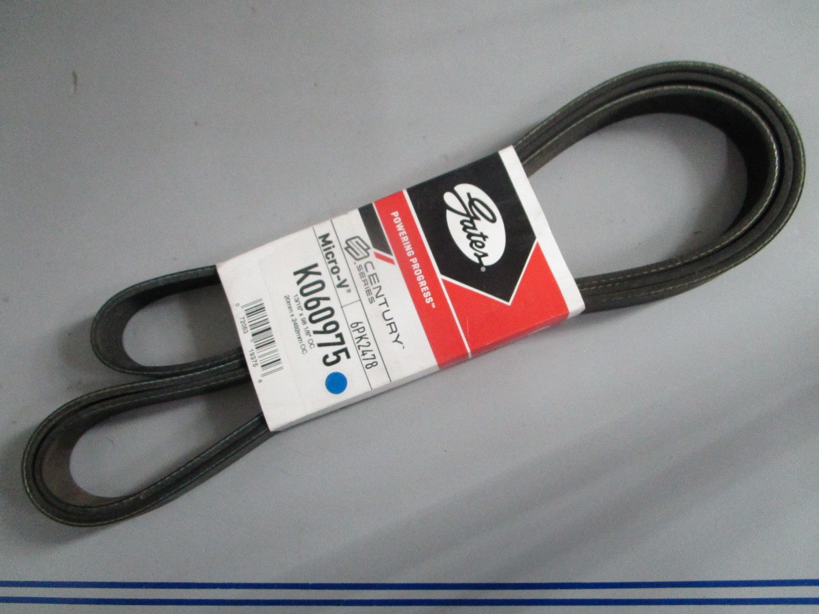 NEW K060975 Gates Century Series Micro-V Serpentine Belt 0820