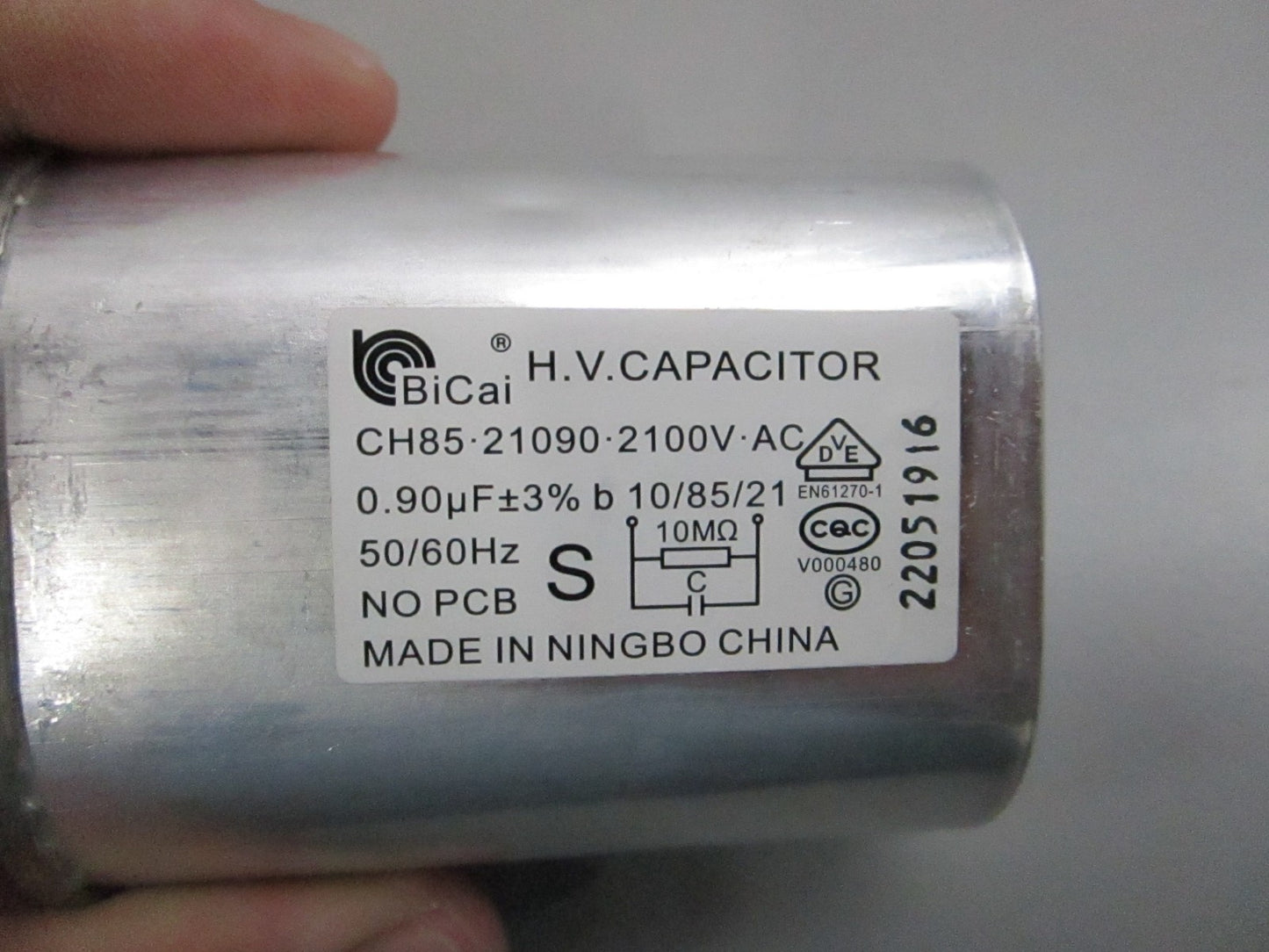 Electrolux Frigidaire NEW OEM HV Capacitor 5304464253 Microwave FMV157G 0810