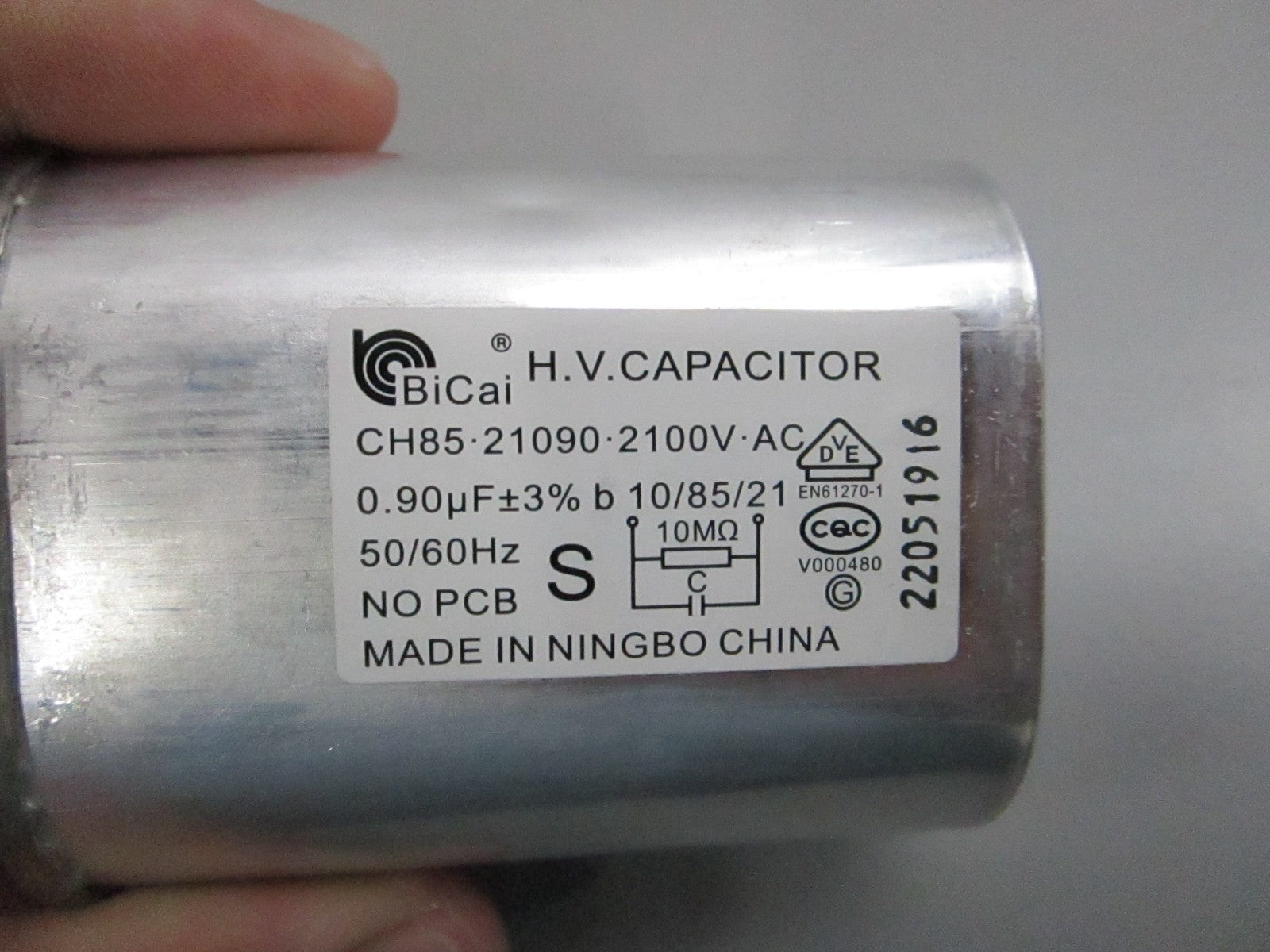 Electrolux Frigidaire NEW OEM HV Capacitor 5304464253 Microwave FMV157G 0810