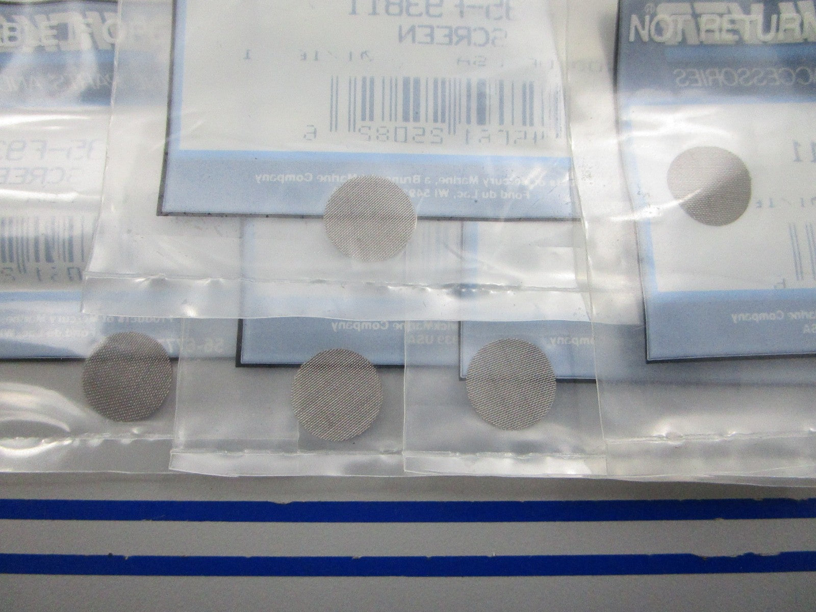 NEW OEM (LOT OF 5) 35-F93811 Mercury Quicksilver Screen 0810