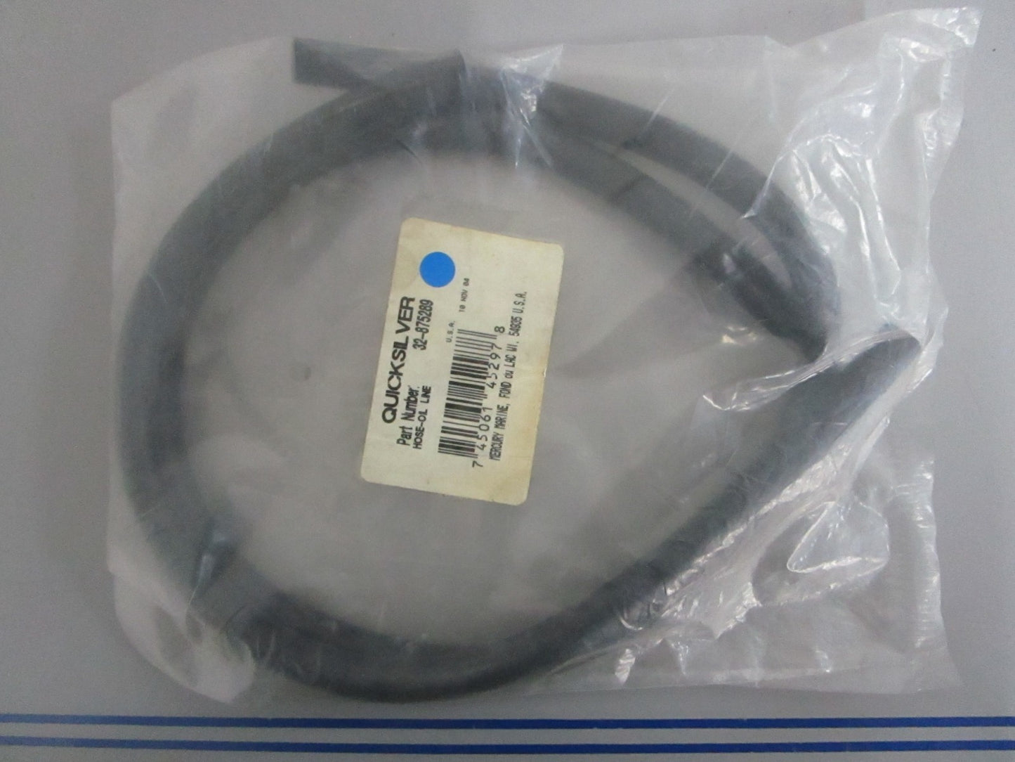 *NEW OEM* 0820 Mercury Quicksilver Oil Line Hose 32-875289