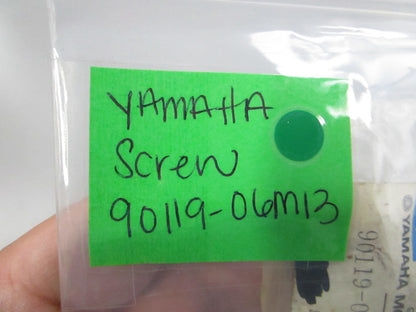 NEW OEM (LOT OF 5) 90119-06M13-00 Yamaha Screw 0810