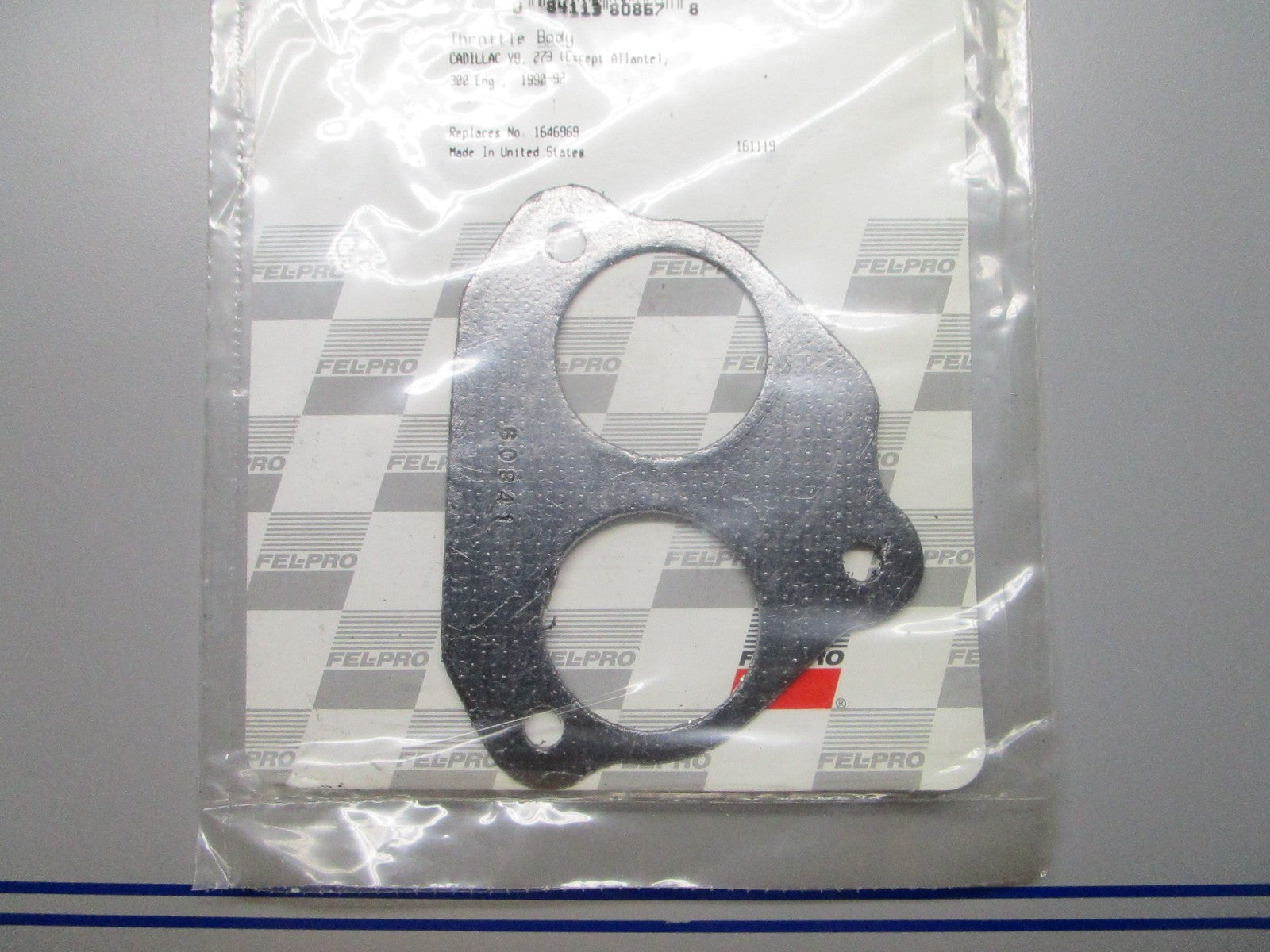 *NEW* 0810 Fel-Pro Throttle Body Gasket 60841