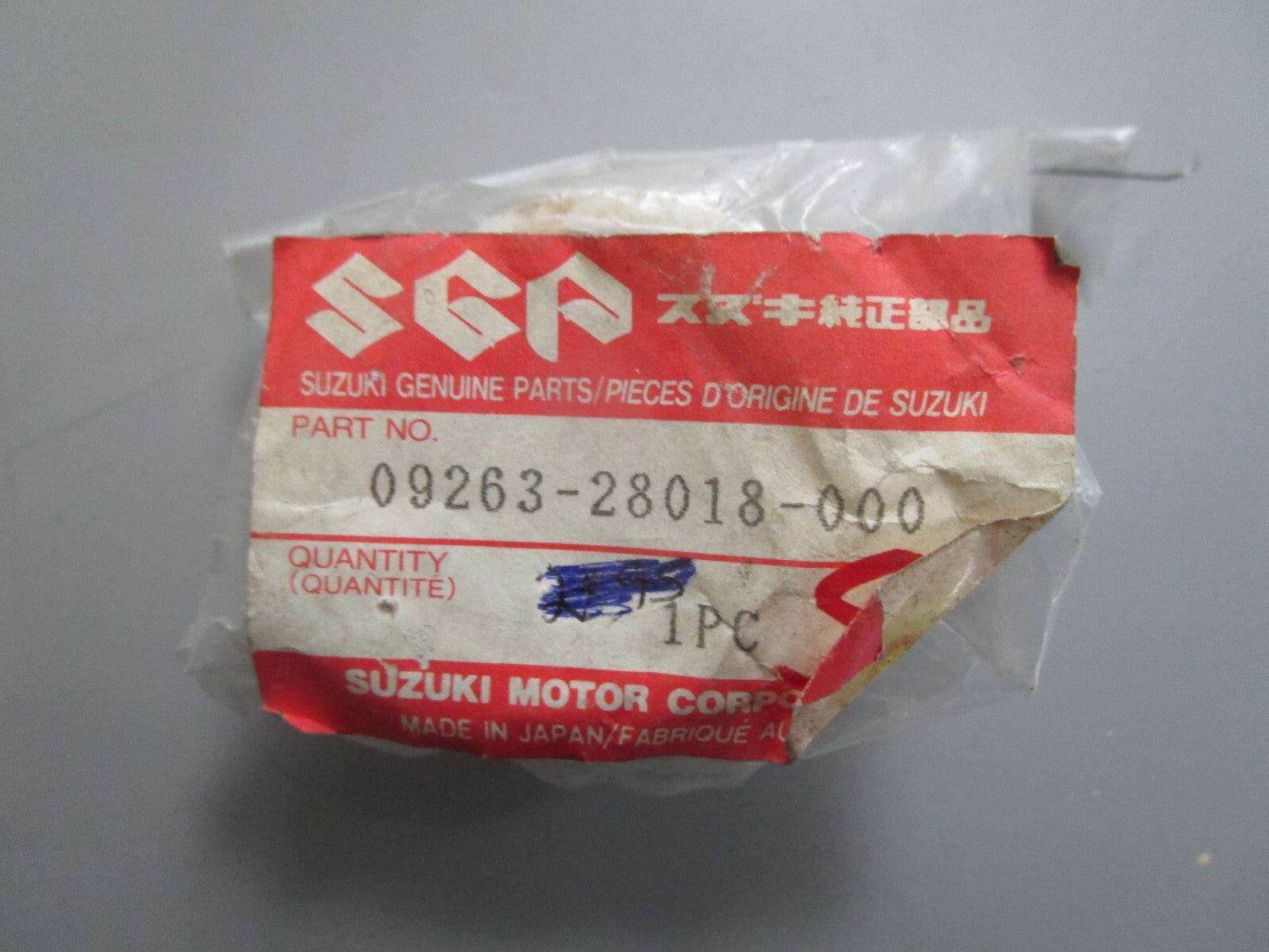 *NEW OEM* 0820 Suzuki Bearing 09263-28018-000