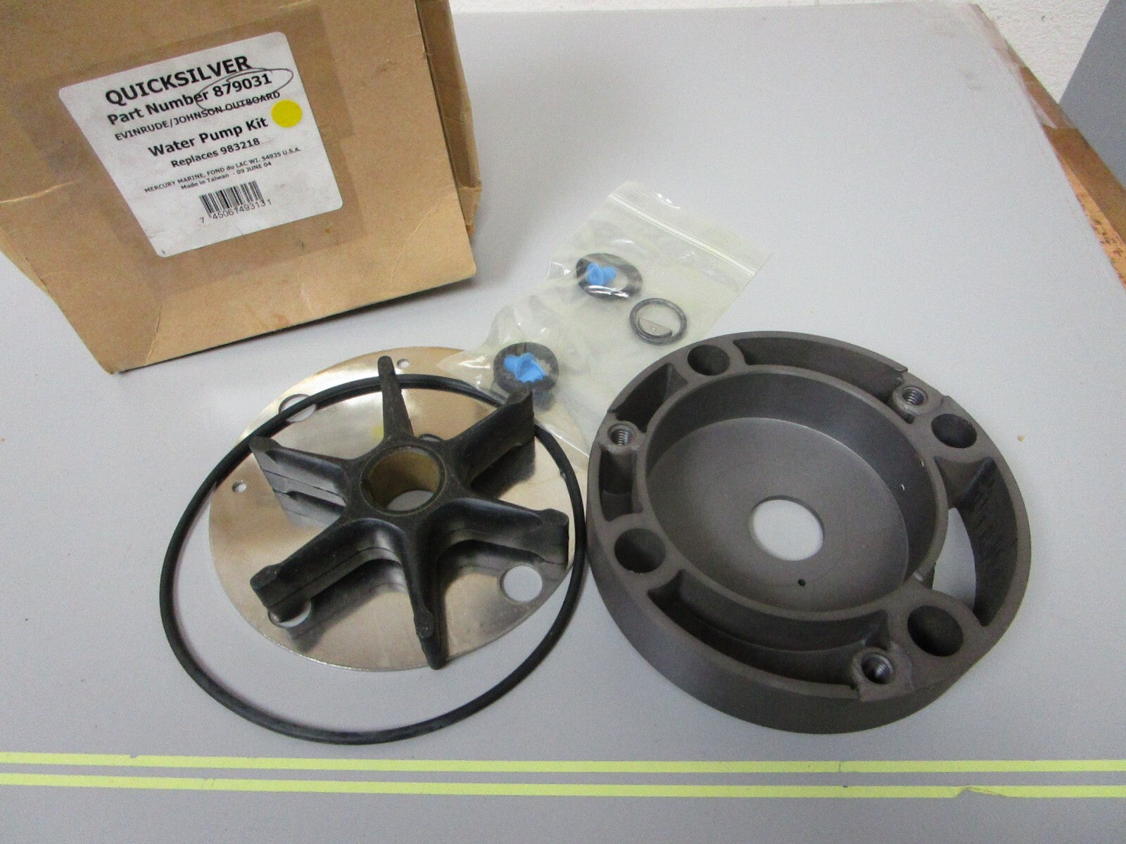 *NEW OEM* 0720 Quicksilver Water Pump Kit 879031 Replaces OMC Stringer 983218