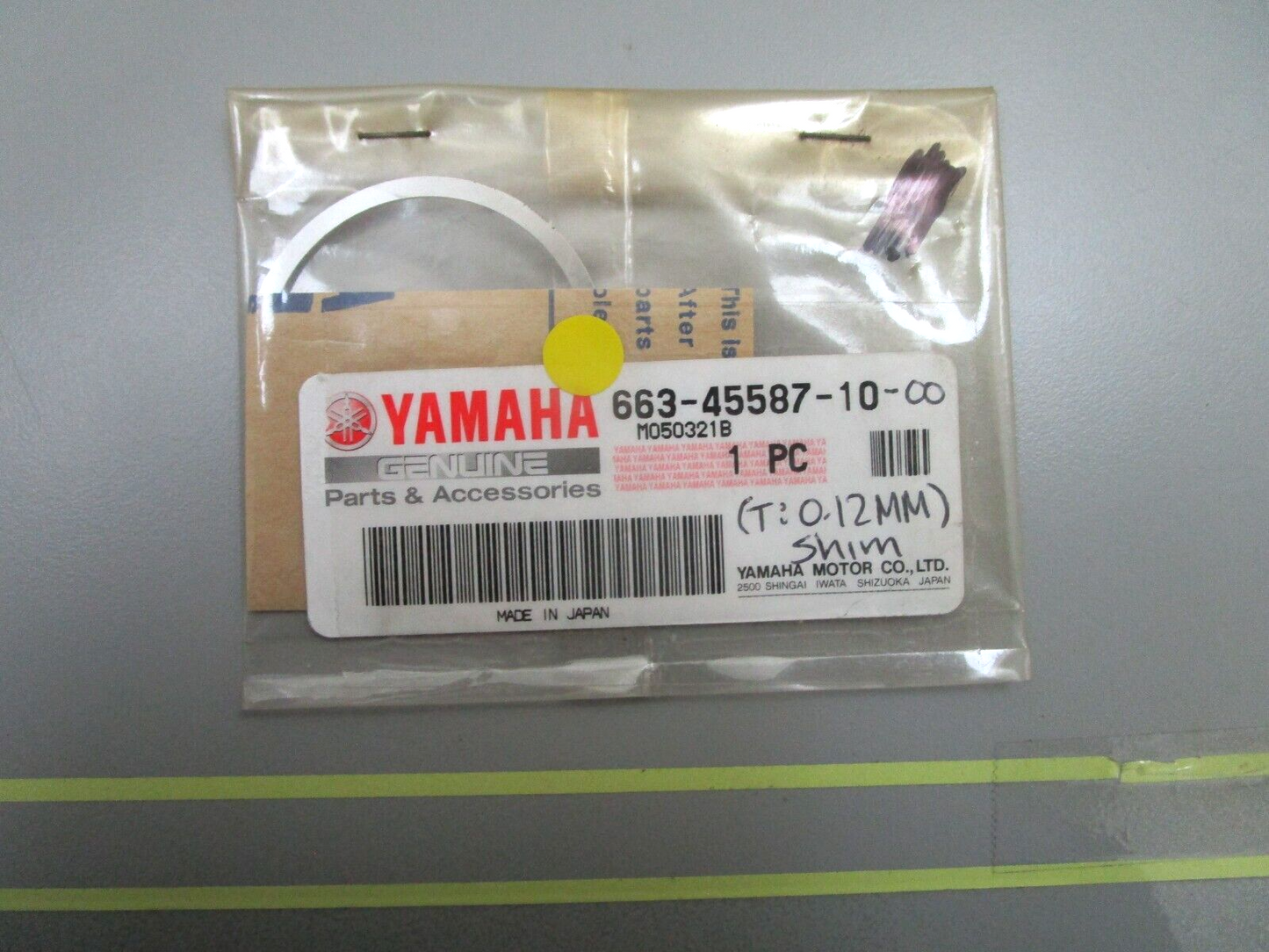 *NEW OEM* 0750 Yamaha (T:0.12MM) SHIM 663-45587-10-00