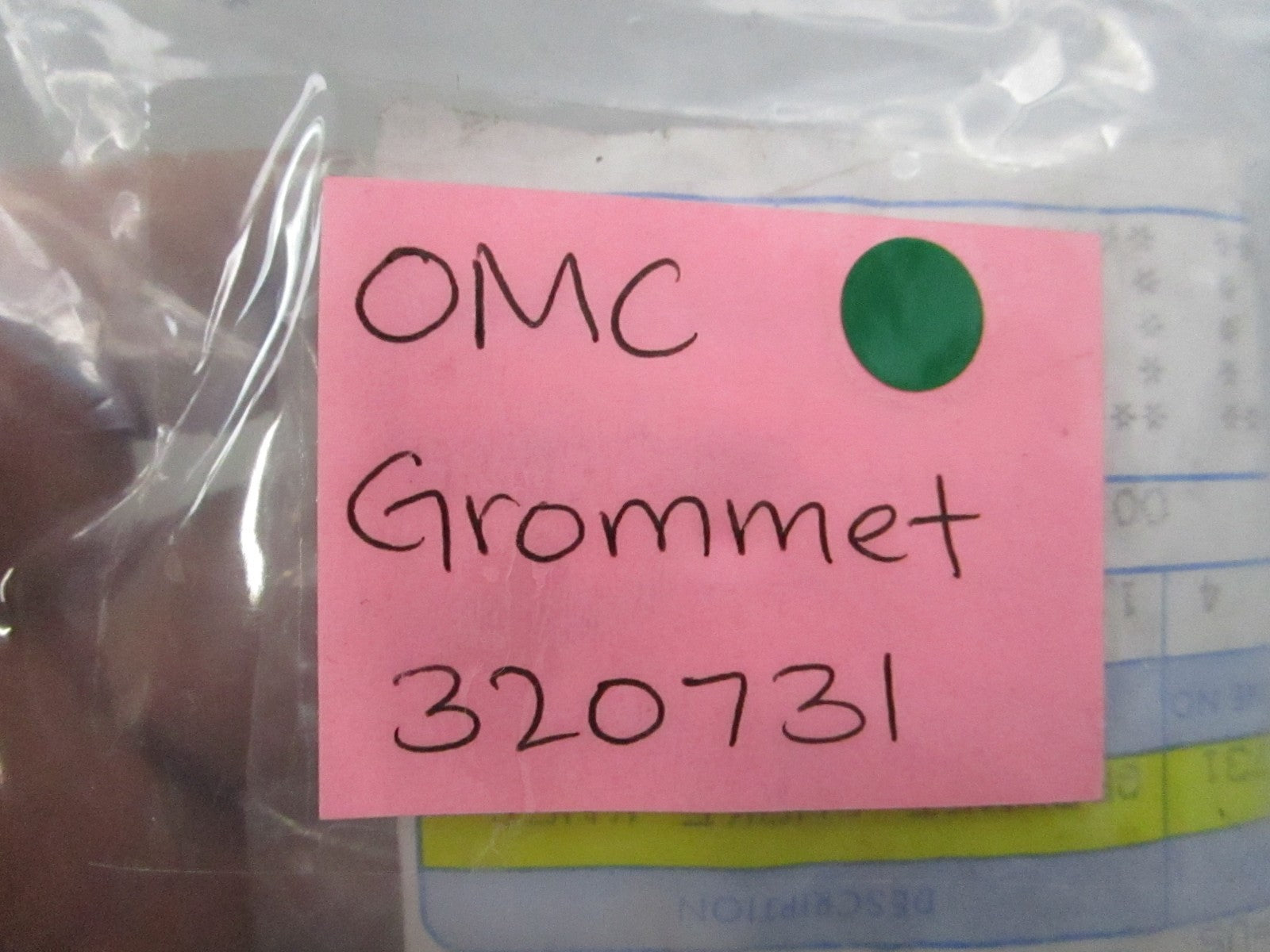 NEW OEM 320731 0320731 OMC Johnson Evinrude Grommet 0810