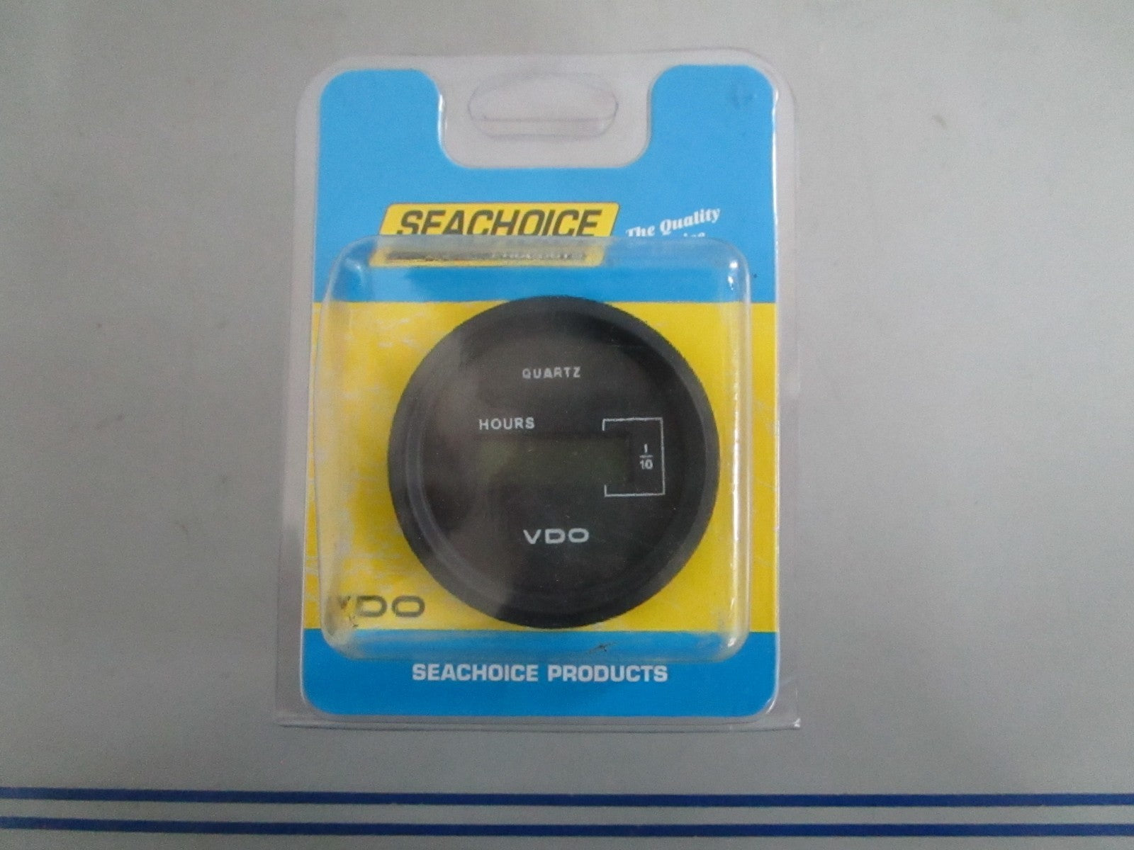 NEW OEM 50-15271 Seachoice Black Dial & Bezel VDO LCD Hourmeter 0820