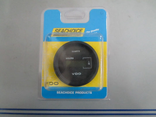NEW OEM 50-15271 Seachoice Black Dial & Bezel VDO LCD Hourmeter 0820