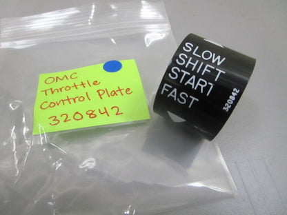 *NEW OEM* 0810 OMC Johnson Evinrude Throttle Control Plate 320842 0320842