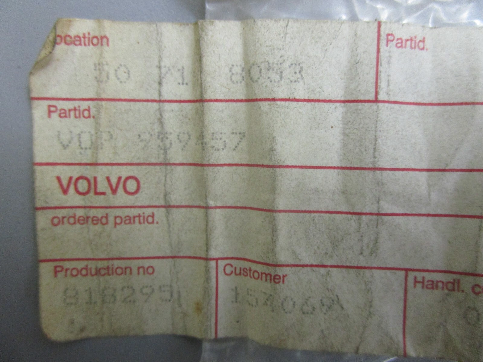 *NEW OEM* 0810 Volvo Penta Screw 959457