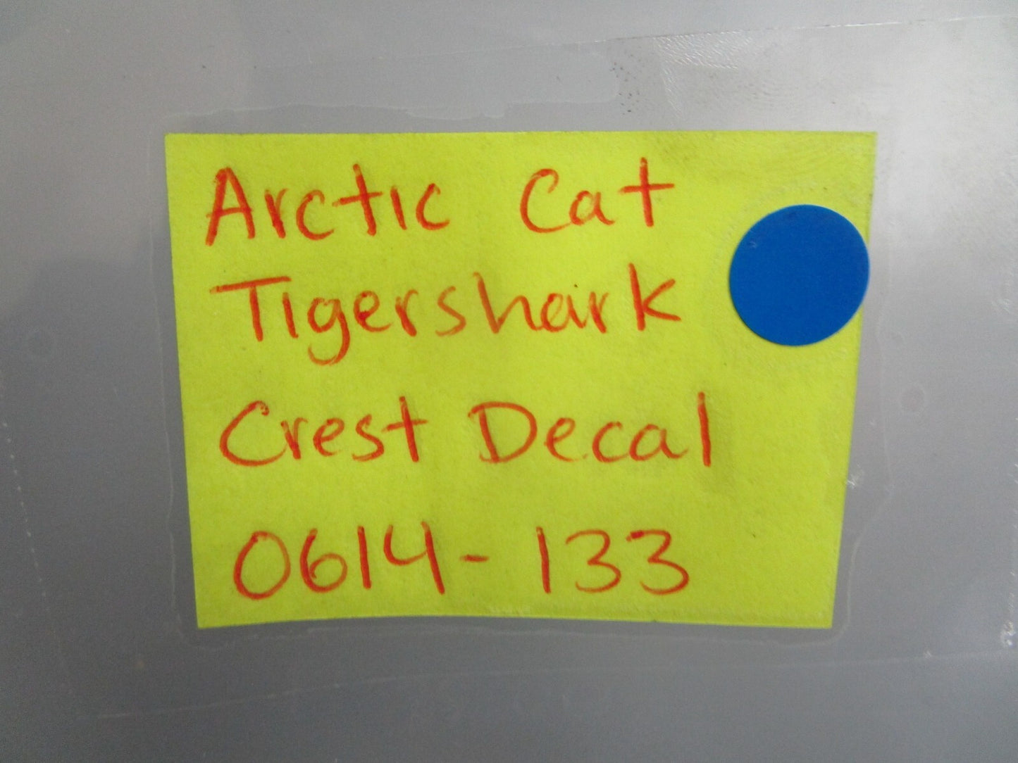 *NEW OEM* 0820 Arctic Cat Tigershark Crest Decal 0614-133