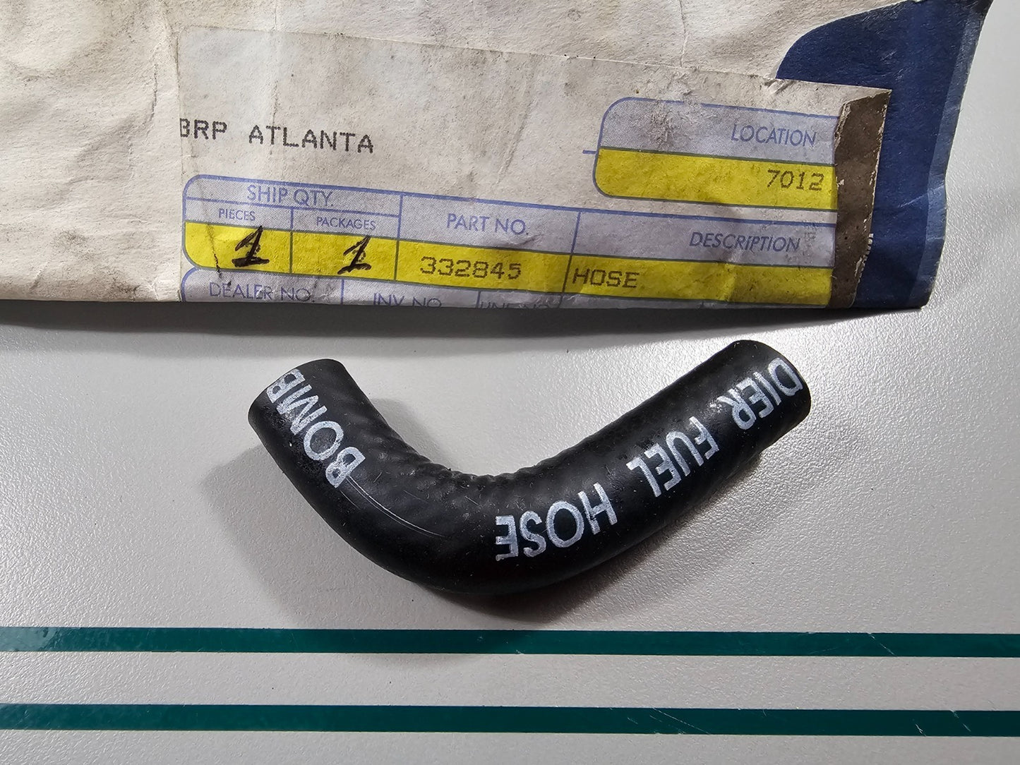 NEW OEM 332845 0332845 OMC Johnson Evinrude Hose 0810