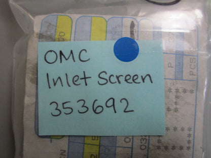 *NEW OEM* 0810 OMC Johnson Evinrude Inlet Screen 353692 0353692