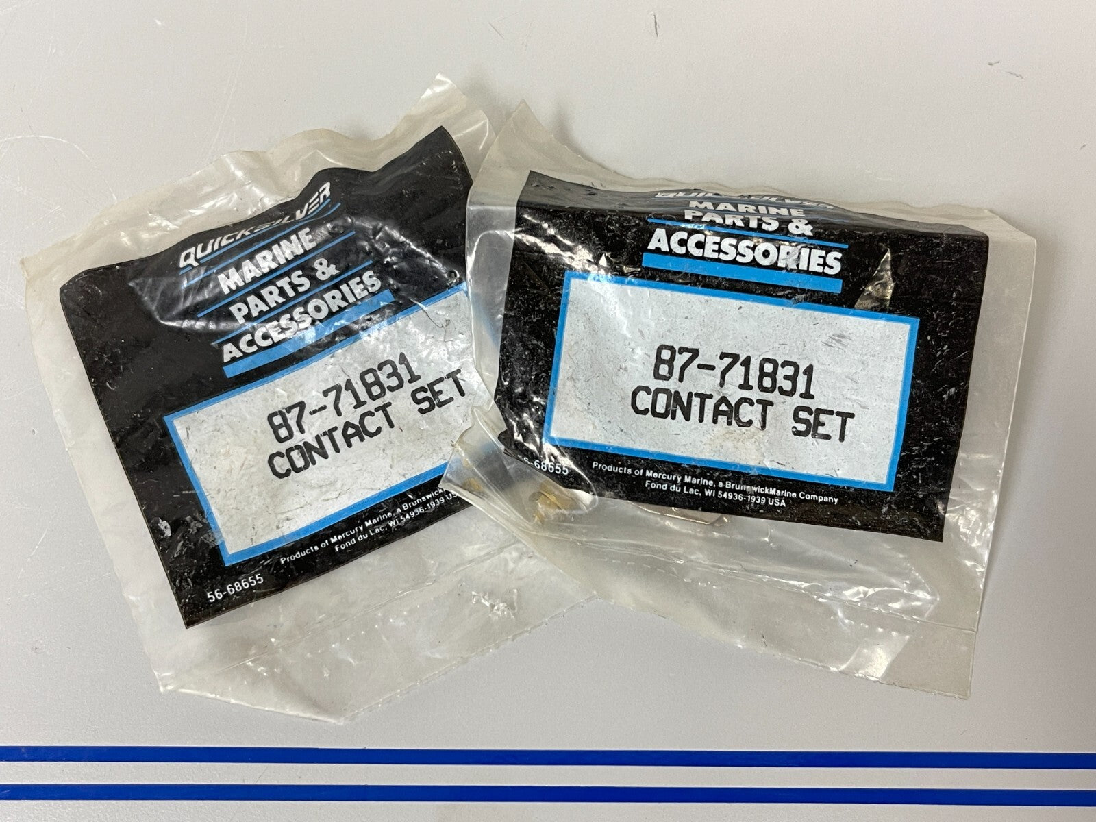 *NEW OEM* (LOT OF 2) 0810 Mercury Quicksilver Contact Set 87-71831