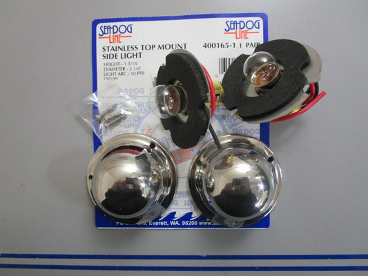 *NEW* 0820 SeaDog Stainless Top Mount Side Light 400165-1
