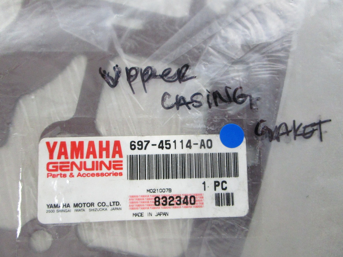 NEW OEM 697-45114-A0 Yamaha Upper Casing Gasket 0810