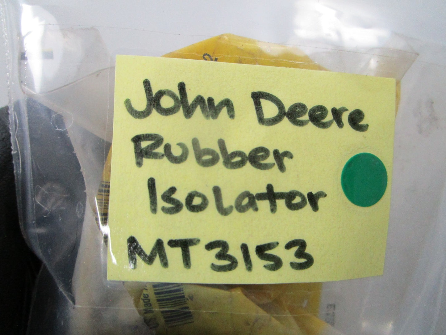 NEW OEM MT3153 John Deere Rubber Isolator 0810