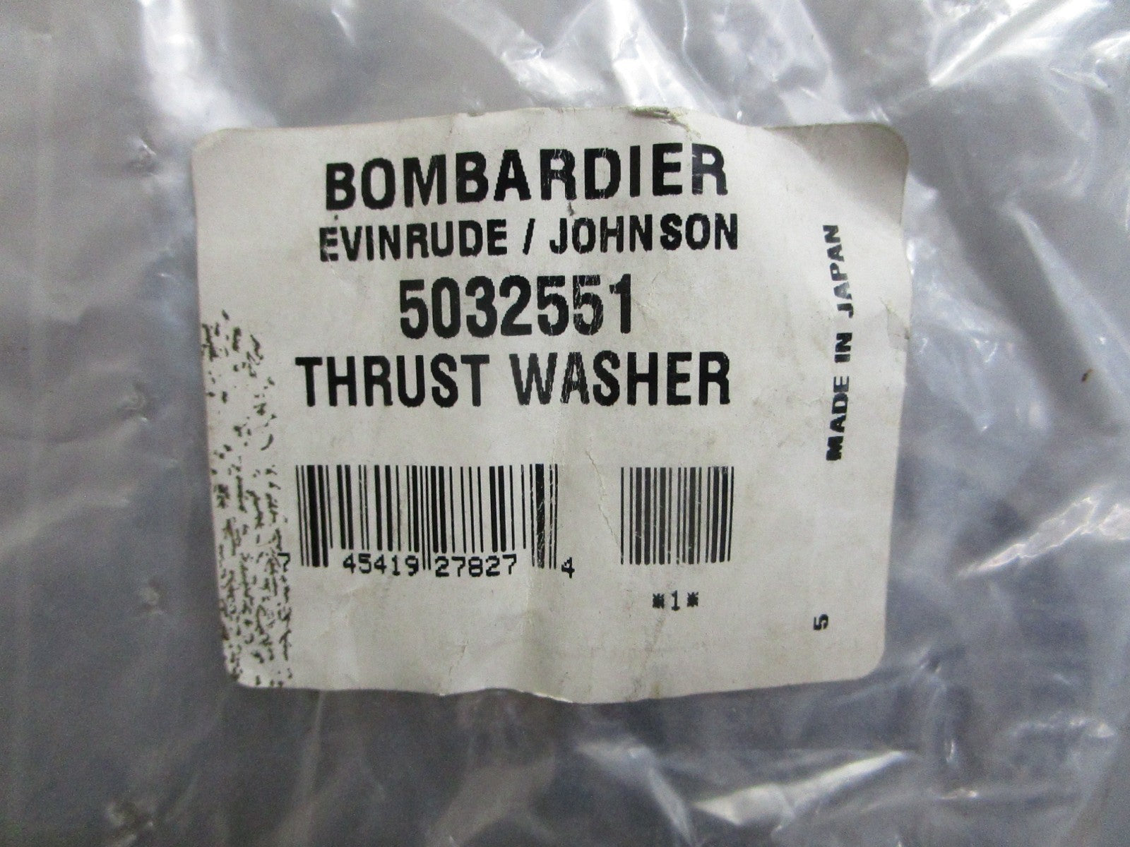 *NEW OEM* 0820 OMC Johnson Evinrude Thrust Washer 5032551