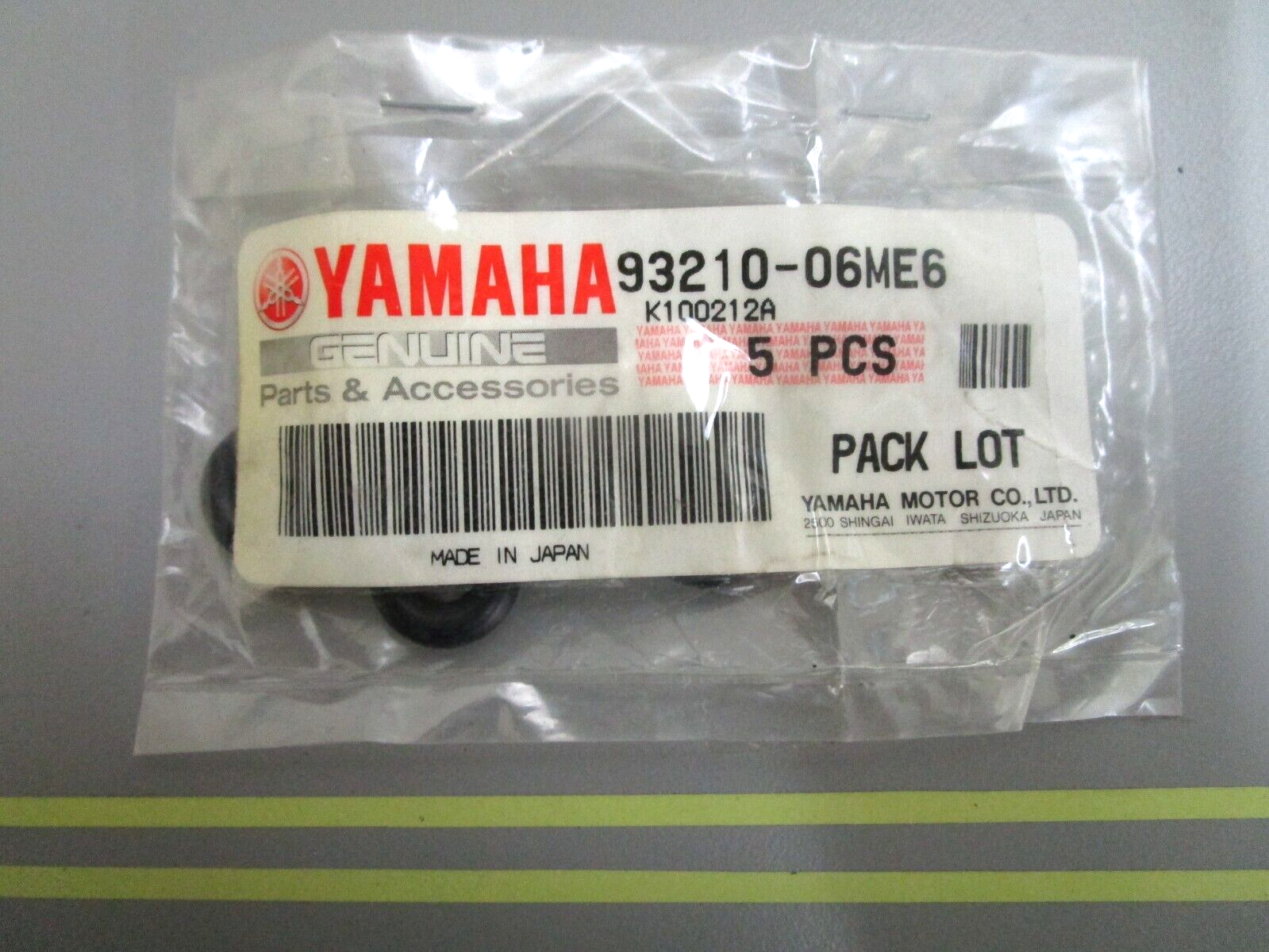 *NEW OEM* (LOF OF 5) 0810 Yamaha O-Ring 93210-06ME6