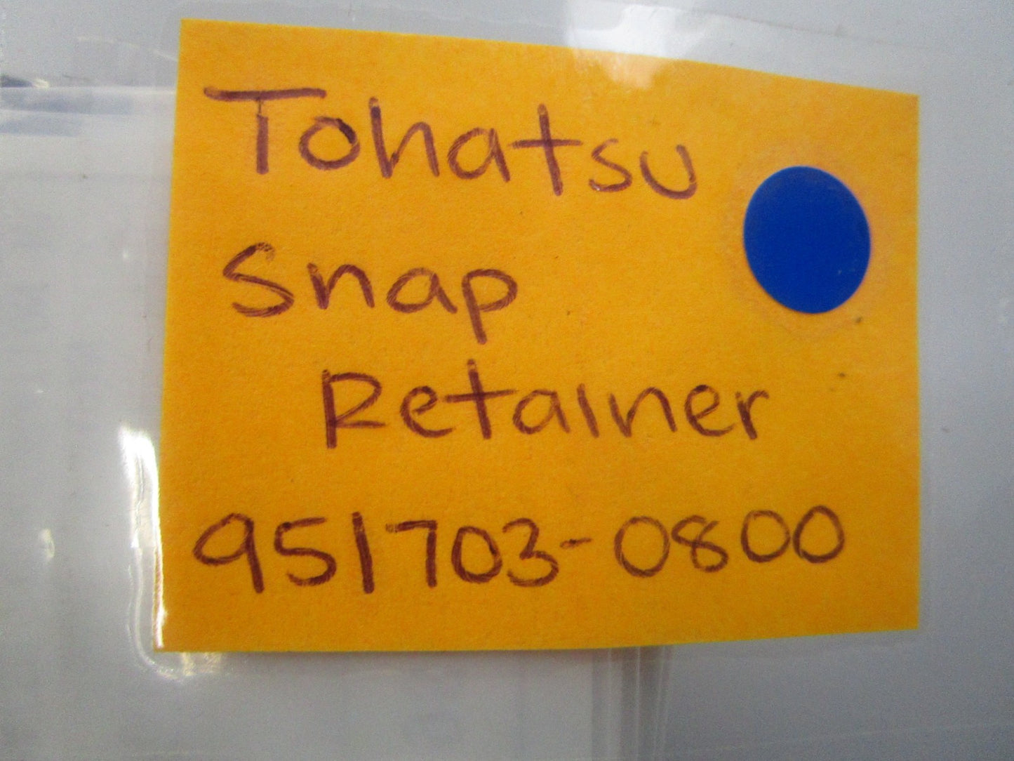 NEW OEM (LOT OF 4) 951703-0800 Tohatsu Snap Retainer 0810