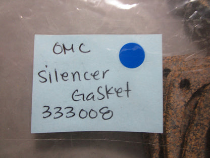 *NEW OEM* 0810 OMC Johnson Evinrude Silencer Gasket 333008 0333008