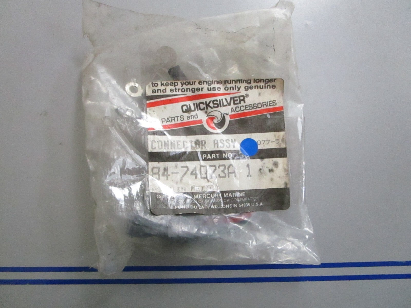 *NEW OEM* 0810 Mercury Quicksilver Connector Assembly 84-74023A