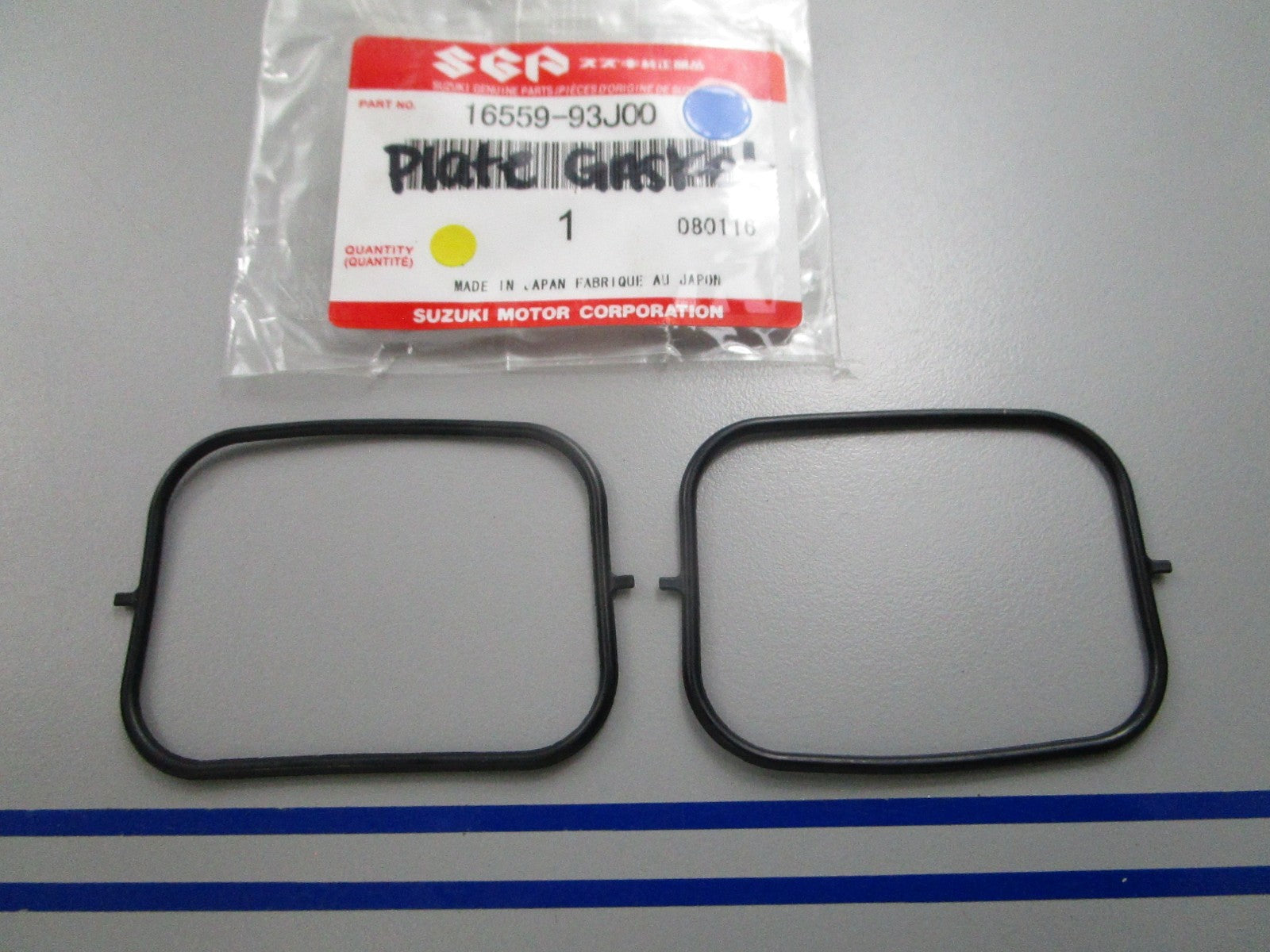 NEW OEM (LOT OF 2) 16559-93J00 Suzuki Plate Gasket 0810