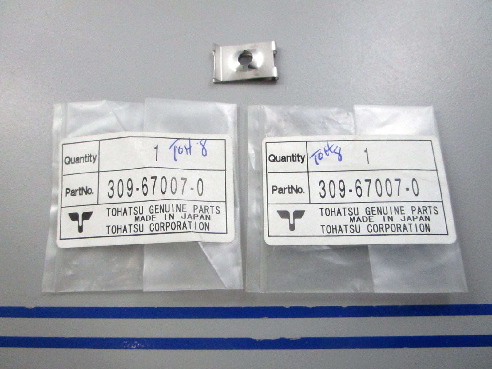 NEW OEM (LOT OF 3) 309-67007-0 309670070 Tohatsu Nut 0810