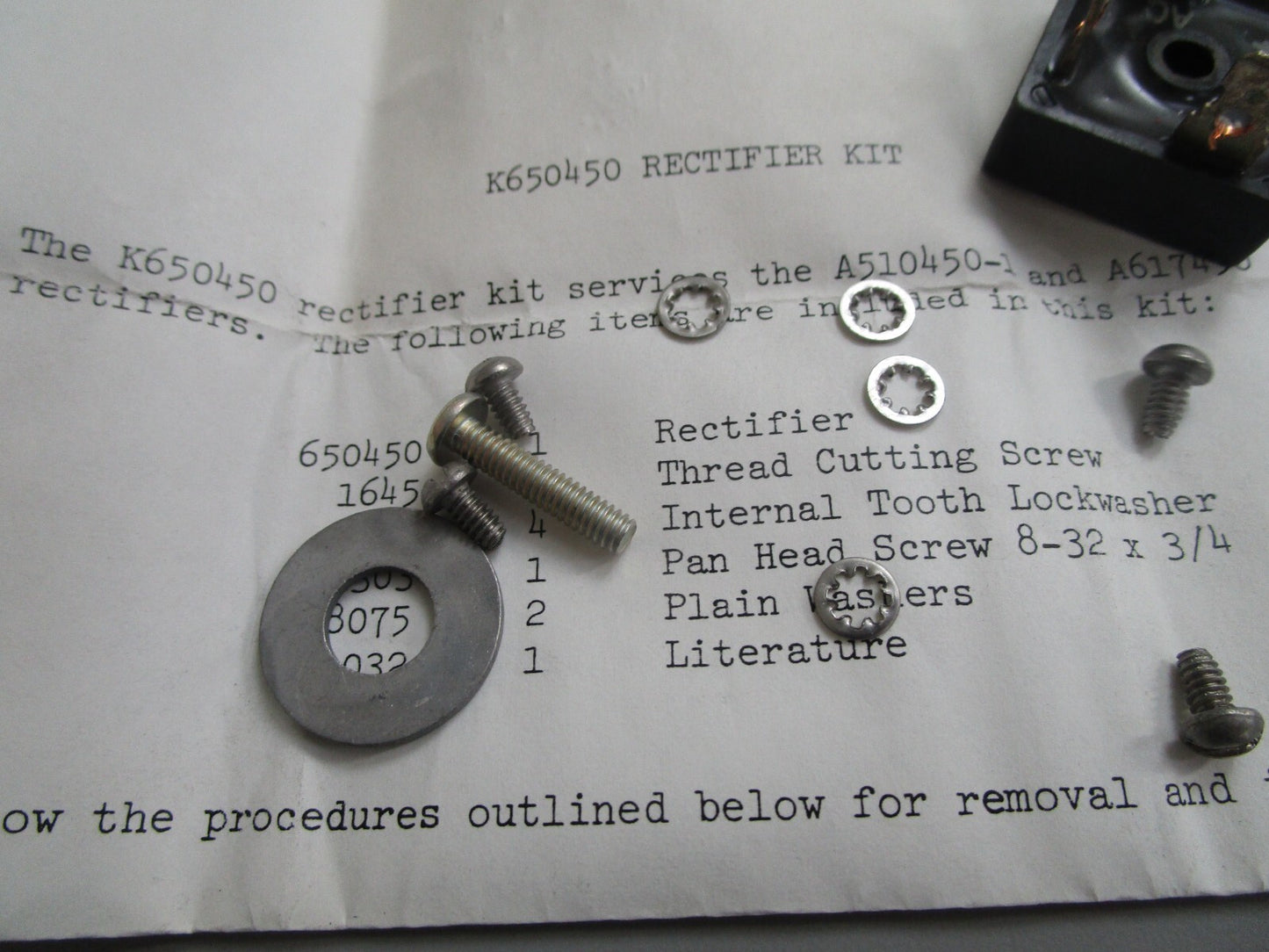 *NEW OEM* 0810 Mercury Quicksilver Rectifier Kit FK650450