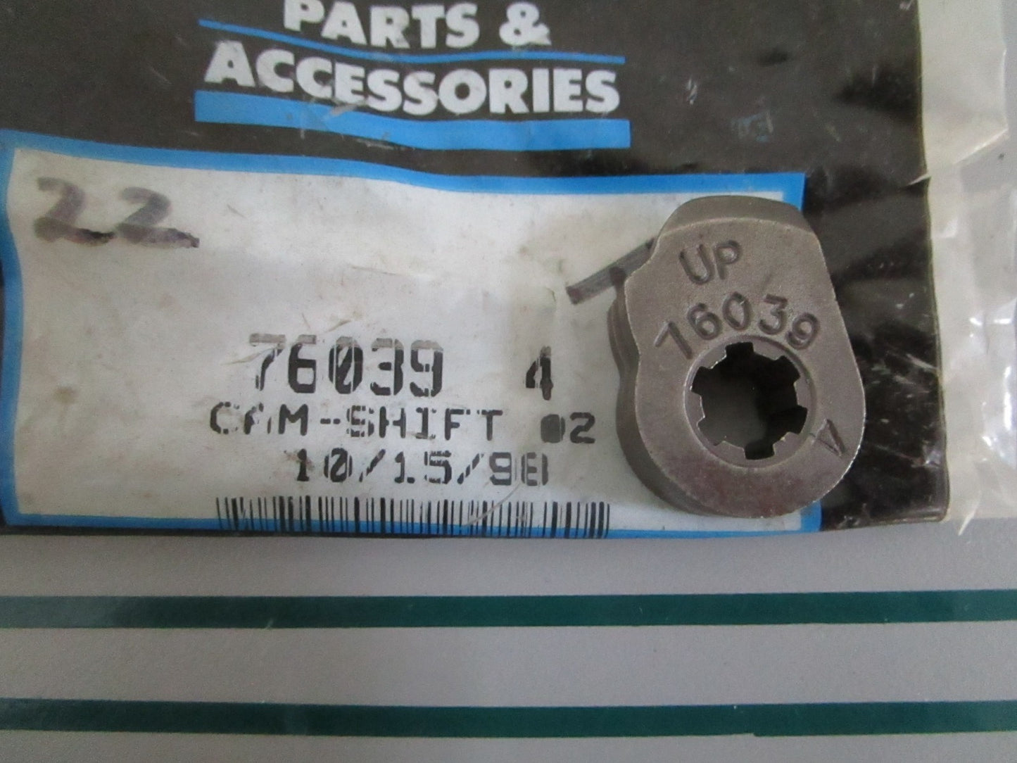 NEW OEM 76039 4 Mercury Quicksilver Shift Cam 0820