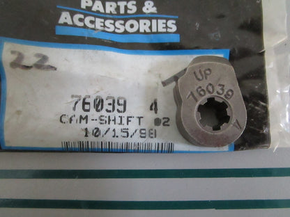NEW OEM 76039 4 Mercury Quicksilver Shift Cam 0820
