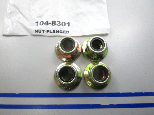NEW OEM (LOT OF 4) 104-8301 Toro Flanged Nut 0810
