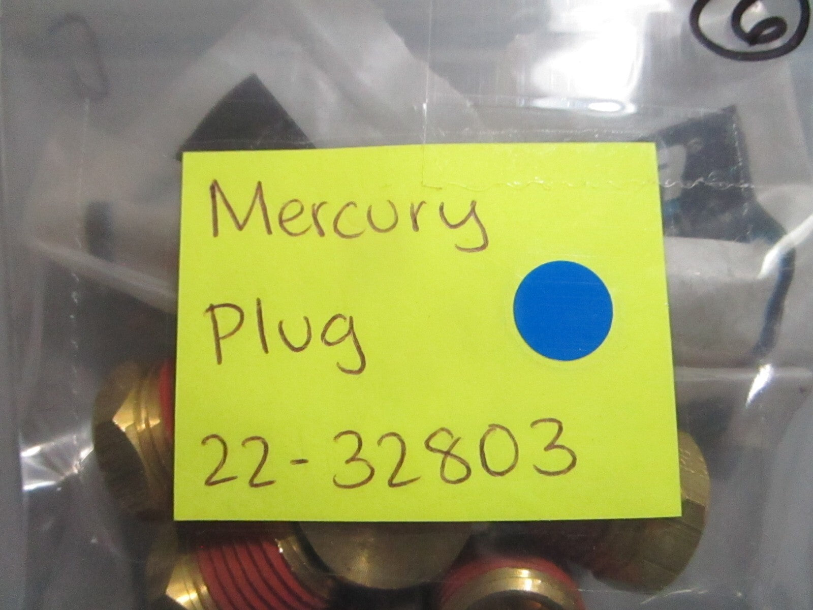 *NEW OEM*  0810 Mercury Quicksilver Plug 22-32803