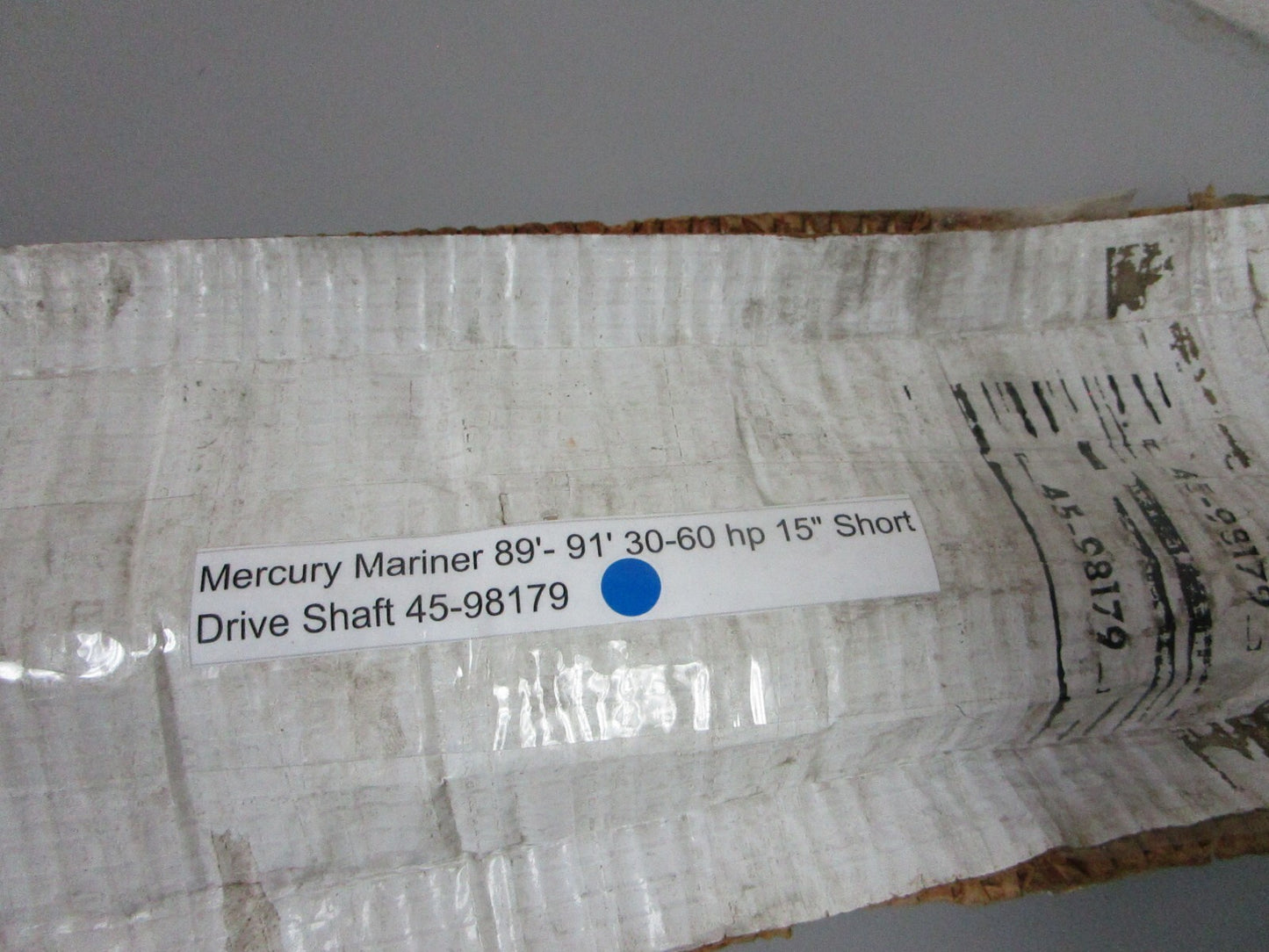 *NEW OEM* 0720 Mercury Mariner 89' - 91' 30-60 hp 15" Short Drive Shaft 45-98179
