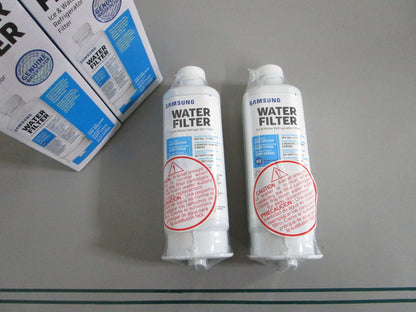 Samsung NEW OEM Refrigerator Water Filter LOT OF 2 DA97-17376B HAF-QIN/EXP 0820