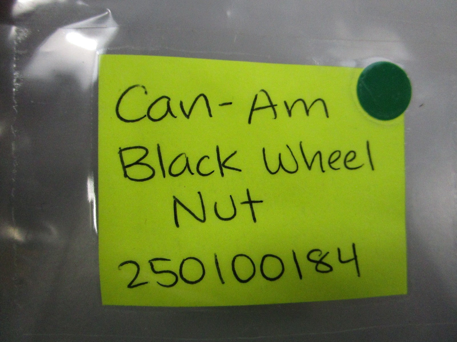 NEW OEM (LOT OF 5) 250100184 Can-Am Black Wheel Nut 0810