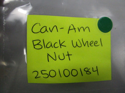 NEW OEM (LOT OF 5) 250100184 Can-Am Black Wheel Nut 0810