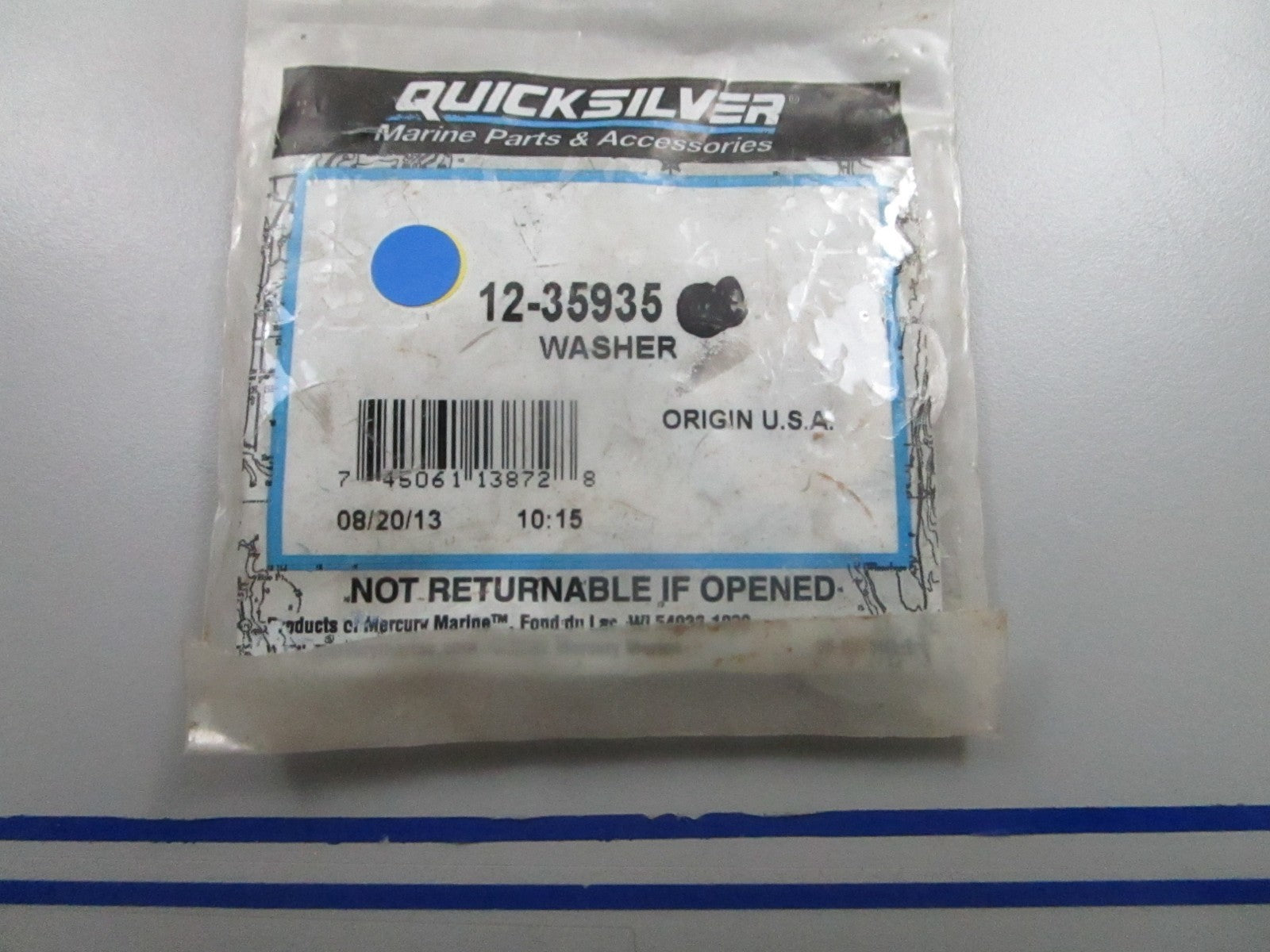 *NEW OEM* (LOT OF 5) 0810 Mercury Quicksilver Washer 12-35935