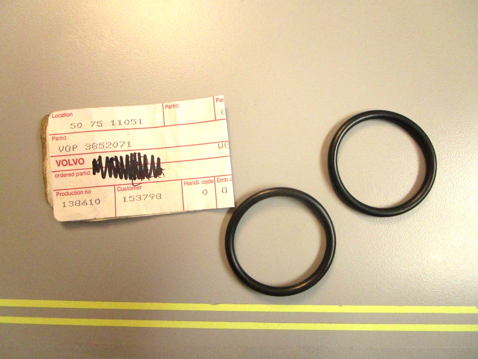 *NEW OEM* (LOT OF 2) 0750 Volvo Penta O-RING 3852071