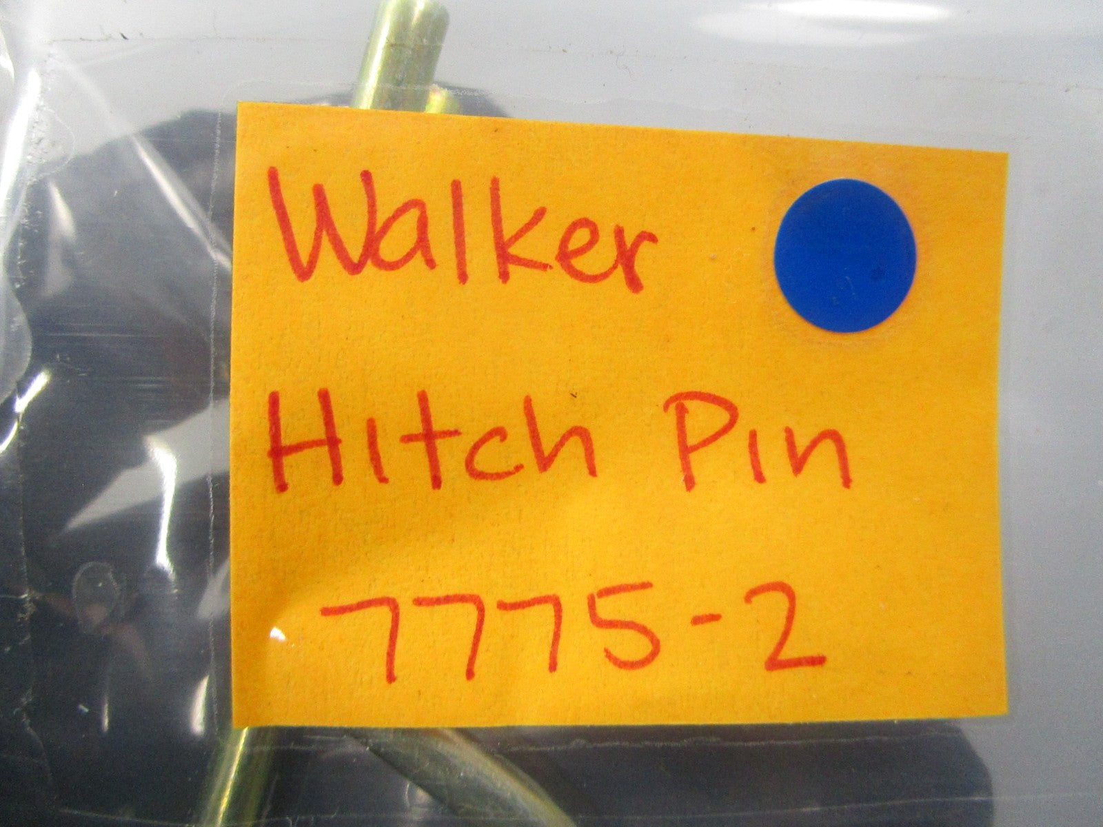 NEW OEM 7775-2 Walker Hitch Pin 0810