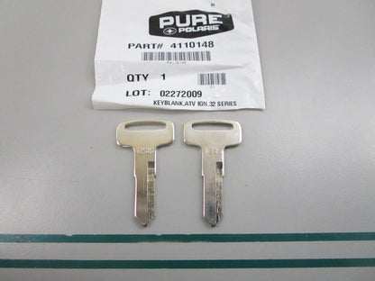 NEW OEM (LOT OF 2) 4110148 Polaris 32 Series Key  0810