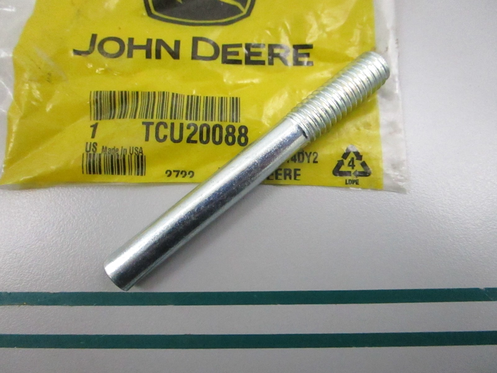 NEW OEM TCU20088 John Deere Finishing Rake Stud 0810