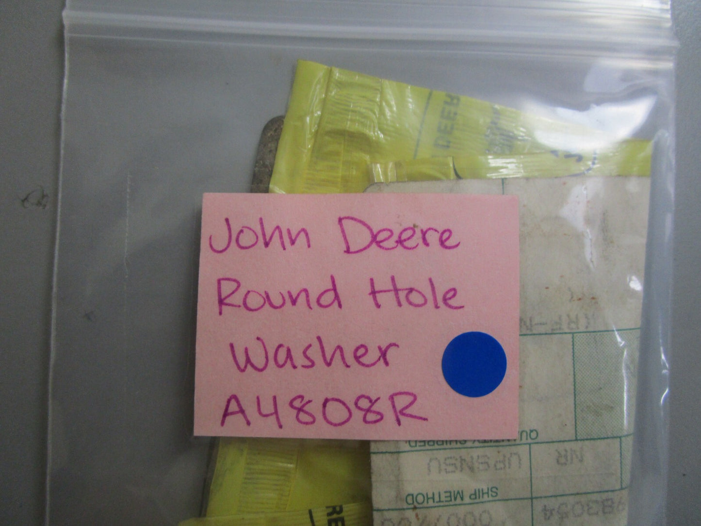 *NEW OEM* 0810 John Deere Round Hole Washer A4808R