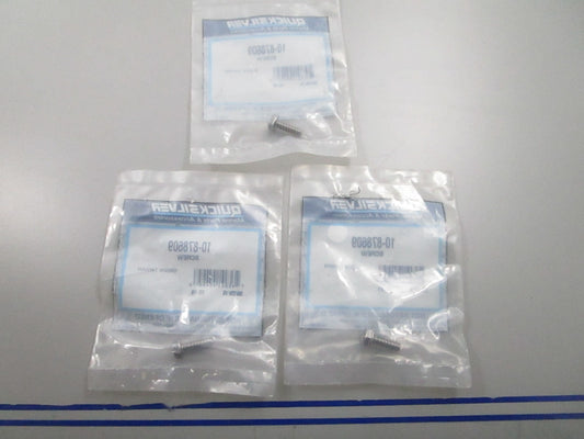 *NEW OEM* (LOT OF 3) 0810 Mercury Quicksilver Screw 10-878609