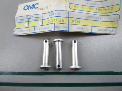 NEW OEM (LOT OF 3) 321636 0321636 OMC Johnson Evinrude Connector to Pin 0810