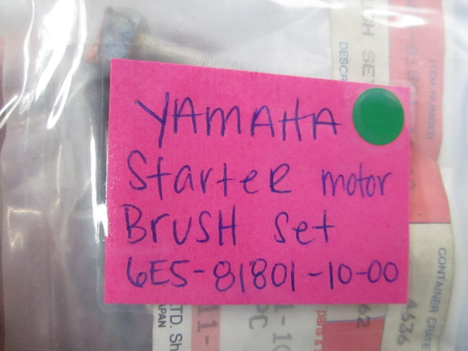 NEW OEM 6E5-81801-10-00 Yamaha Starter Motor Brush Set 0810