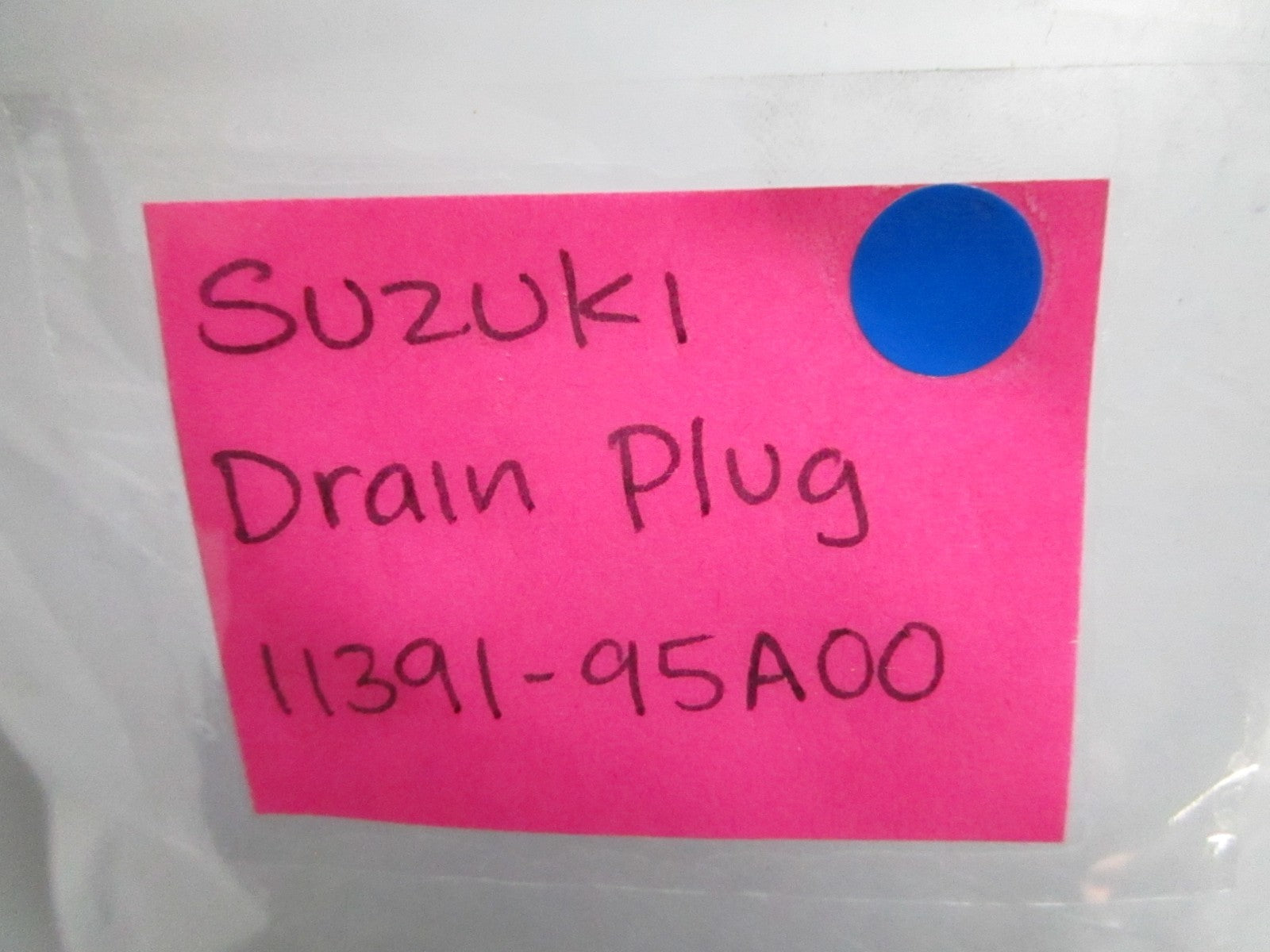 *NEW OEM* 0820 Suzuki Drain Plug 11391-95A00