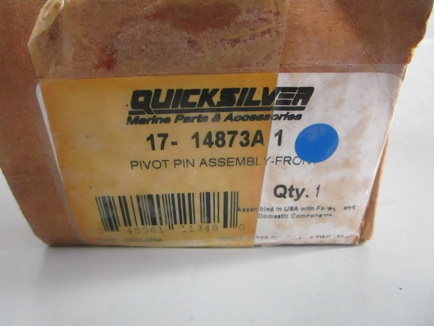 NEW OEM 17-14873A1 Mercury Quicksilver Front Pivot Pin Assy 0820